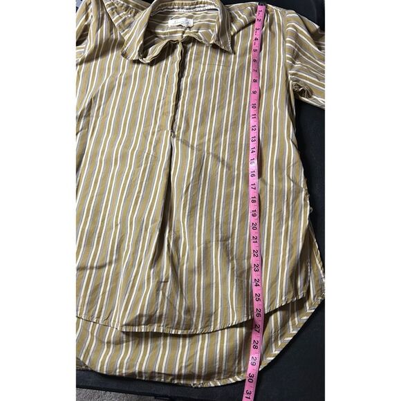 By Anthropologie Side-Button Tunic Blouse Size S - Picture 7 of 14